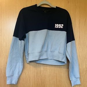 1992 cropped crewneck